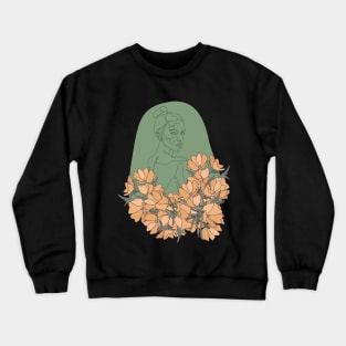 Female Line Art Crewneck Sweatshirt